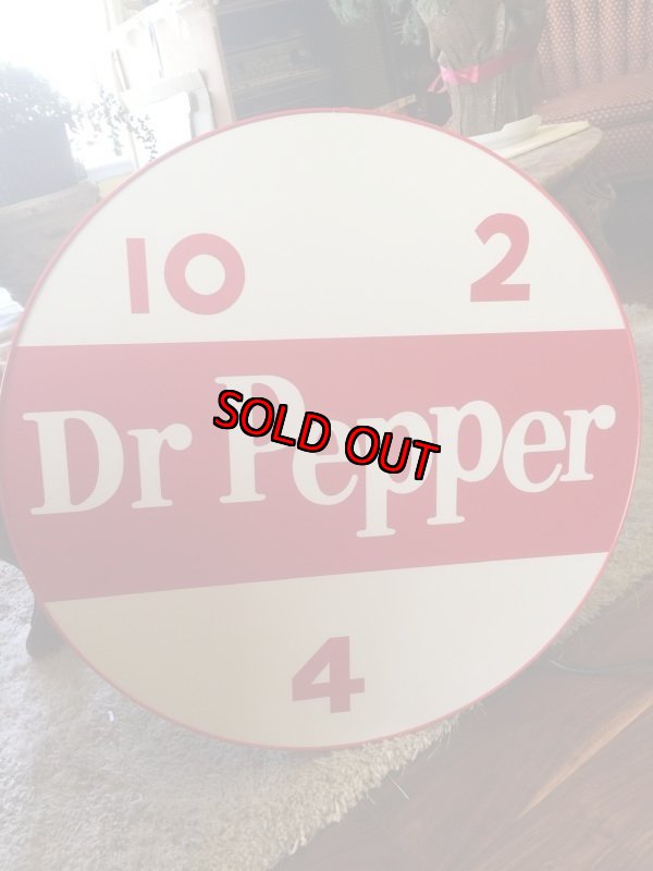 画像1: Dr Pepper lighted up sign large / ドクターペッパー(L) ラージのサイン、電光看板、ストアディスプレイ (1)