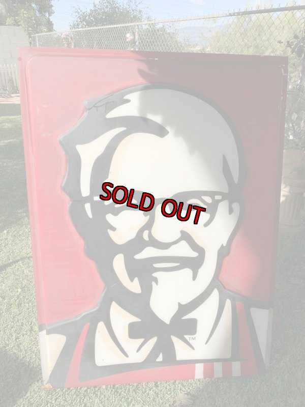 画像1: Kentucky fried chicken ケンタッキーフライドチキンのサイン、看板、ストアディスプレイ (1)