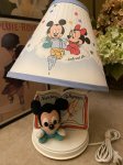 画像1: Disney Mickey Mouse  lamp stand ディズニー　ミッキーマウスのナイトランプ (1)