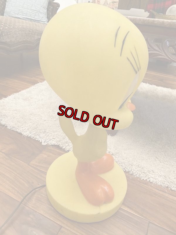 画像2: Warner Brothers Tweety  lamp ワーナー・ブラザース ルーニーテューンズ   トゥイーティー人形のランプ (2)