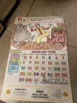 画像3: Mcdonald Calendar マクドナルドの色ぬりカレンダー　1978年 (3)