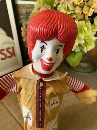 画像2: McDonald’s  Puppet Ronald マクドナルドのロナルド　パペット　指人形