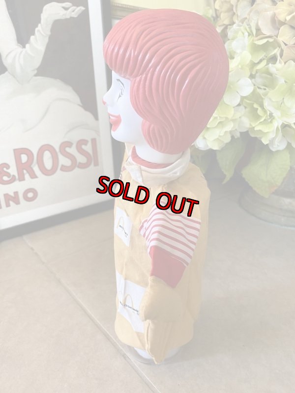 画像2: McDonald’s  Puppet Ronald マクドナルドのロナルド　パペット　指人形 (2)