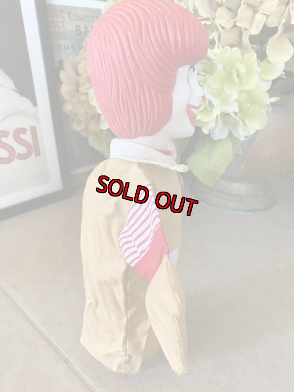 画像3: McDonald’s  Puppet Ronald マクドナルドのロナルド　パペット　指人形 (3)