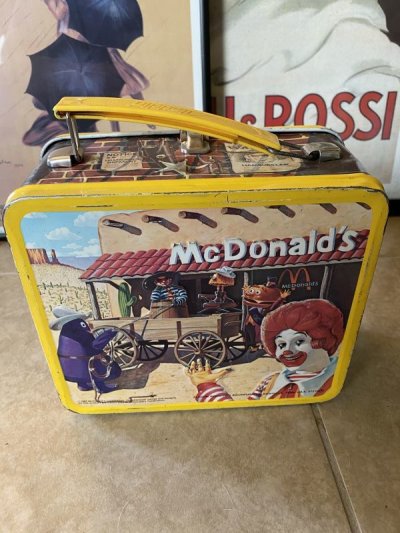 画像1: Mcdonalds、マクドナルドのティン製　ランチボックス(水筒なし) 80年代