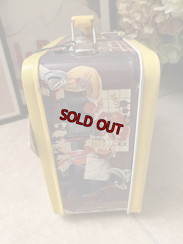 画像5: Mcdonalds、マクドナルドのティン製　ランチボックス 水筒付き、タグ付き　80年代 (5)