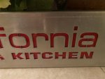 画像3: Pizza California Kitchen sign ピザカリフォルニアキッチンのサイン、看板、ストアディスプレイ (3)
