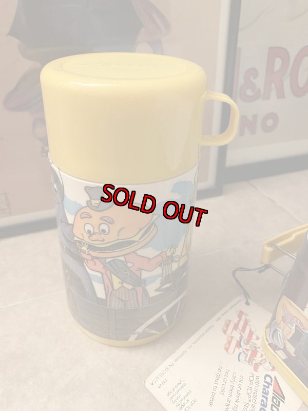 画像9: Mcdonalds、マクドナルドのティン製　ランチボックス 水筒付き、タグ付き　80年代 (9)