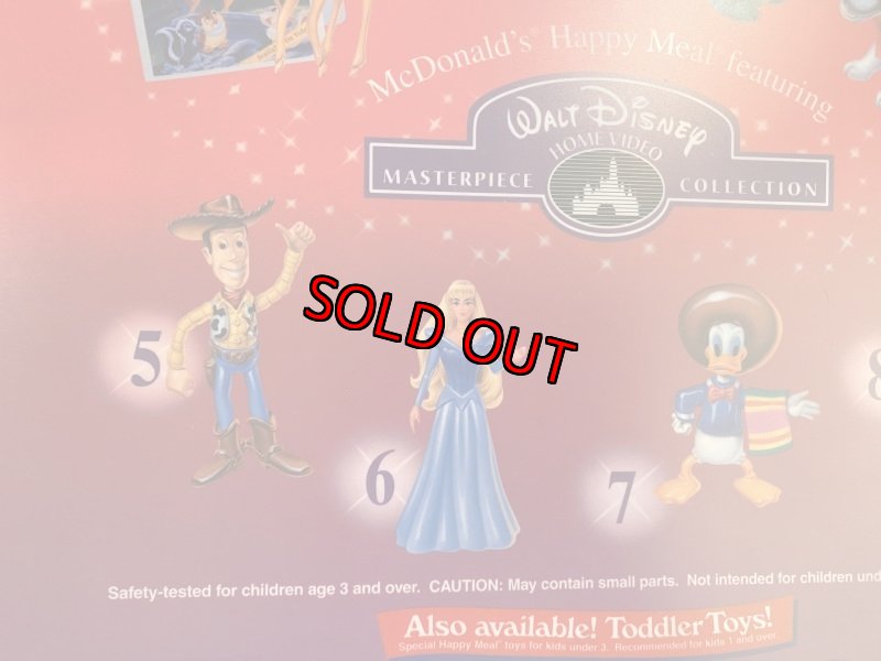 画像2: McDonald’s  Store Menu board  Walt Disney Home Video マクドナルドの店頭販促用　メニュー　ホームビデオ　ウォルトディズニー (2)