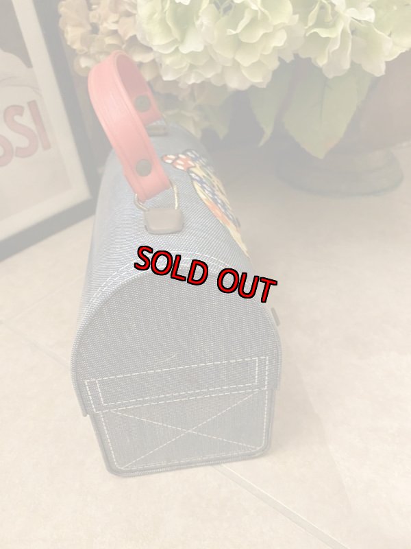 画像4: ティン製ランチボックス、ジーンズ柄 (4)