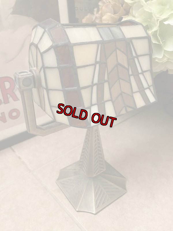 画像4: Stained glass style tea tree candle lamp ステンドグラスのキャンドルランプ (4)