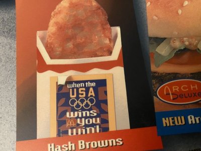 画像1: McDonald’s  Store Menu board  Olympic マクドナルドの店頭販促用　メニュー　オリンピック