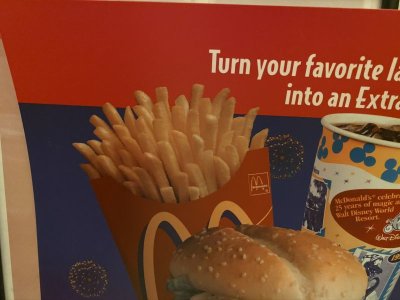 画像1: McDonald’s  Store Menu board　Extra Value  Meal マクドナルドの店頭販促用　メニュー　エクストラバリューミール