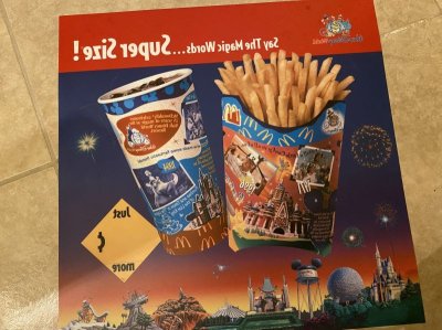 画像2: McDonald’s  Store Menu board  Walt Disney マクドナルドの店頭販促用　メニュー　ウォルトディズニー