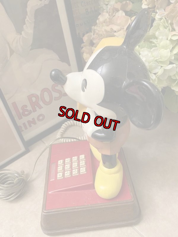 画像2: Disney Mickey Mouse Phone ディズニー　ミッキーマウス　キャラクター電話機 (2)