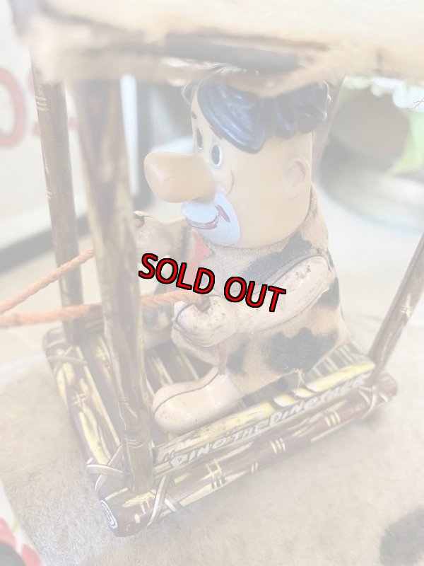 画像6: Flintstones Fred&Dino フリントストーン　フレッドとディノ　Marx 歩行人形トイ (6)