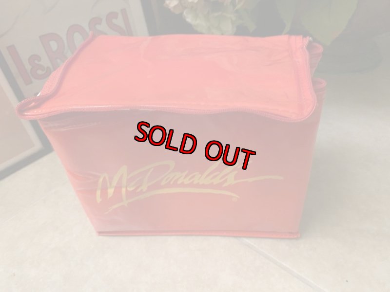 画像1: McDonald’s  Red  Cooler Box マクドナルドのレッド、クーラーボックス (1)