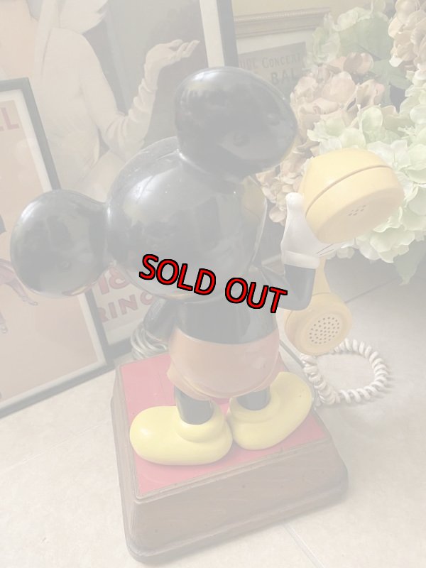 画像4: Disney Mickey Mouse Phone ディズニー　ミッキーマウス　キャラクター電話機 (4)