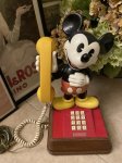 画像1: Disney Mickey Mouse Phone ディズニー　ミッキーマウス　キャラクター電話機 (1)