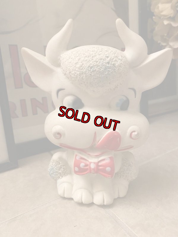 画像1: Cow、牛のソフビ、ラバードール　60‘s Alan Jay (1)