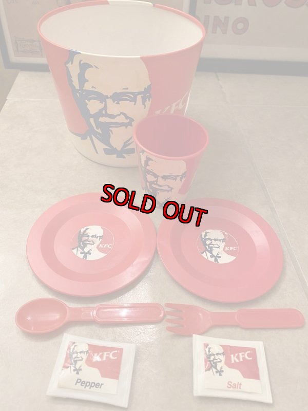画像3: KentuckyFried Chicken play food set ケンタッキーフライドチキン プレイフードセット 1999年 (3)