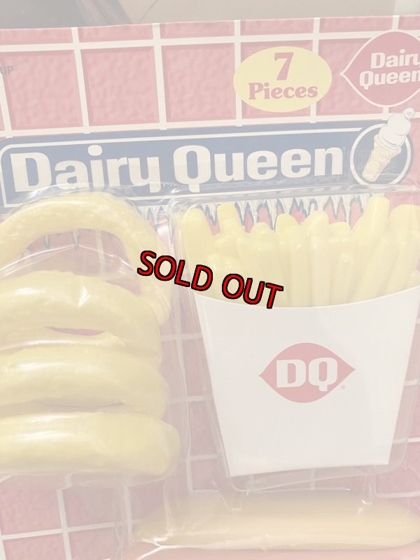 画像2: Dairy Queen Play Food Set Onion Ring ディリークィーン　プレイフードセット　オニオンリング　7点セット　2006年 (2)