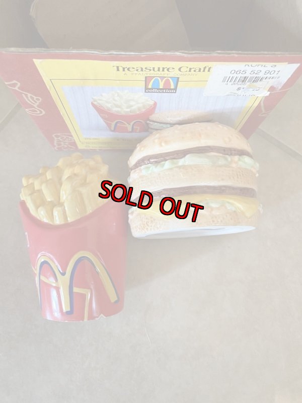 画像2: McDonalds Salt&Pepper With Box マクドナルドの箱入りソルト＆ペッパー入れ　1997年 (2)