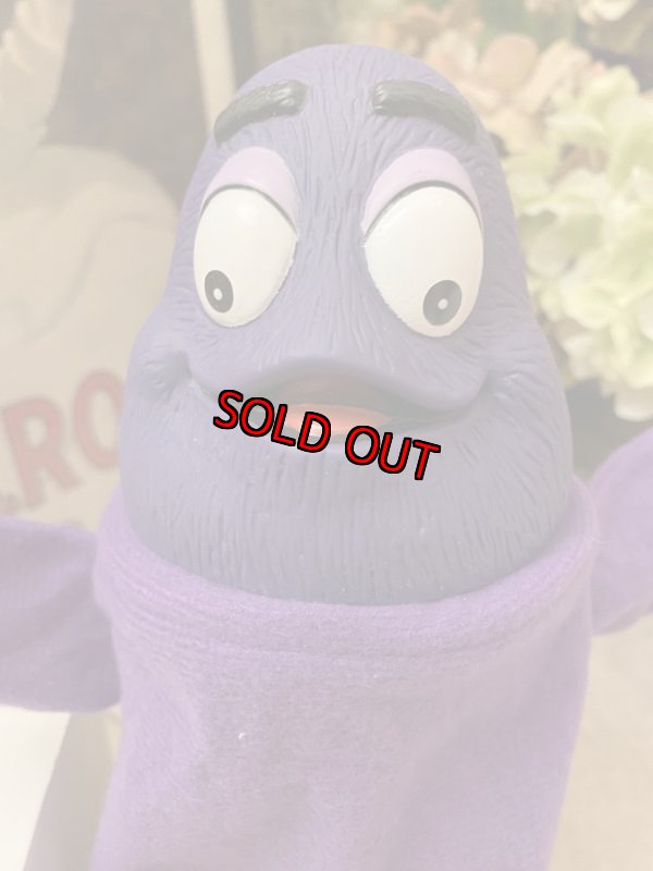 画像4: McDonald’s Hand Puppet Grimace With Box 箱入り　マクドナルドのグリマス　ハンドパペット (4)