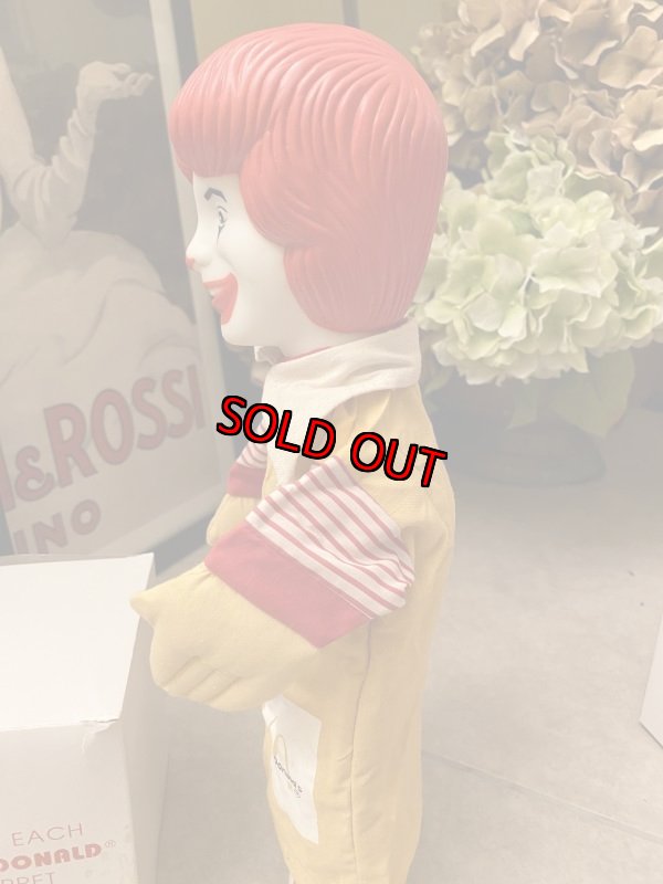 画像2: McDonald’s  Hand Puppet Ronald With Box 箱付きマクドナルドのロナルド　ハンドパペット　 (2)
