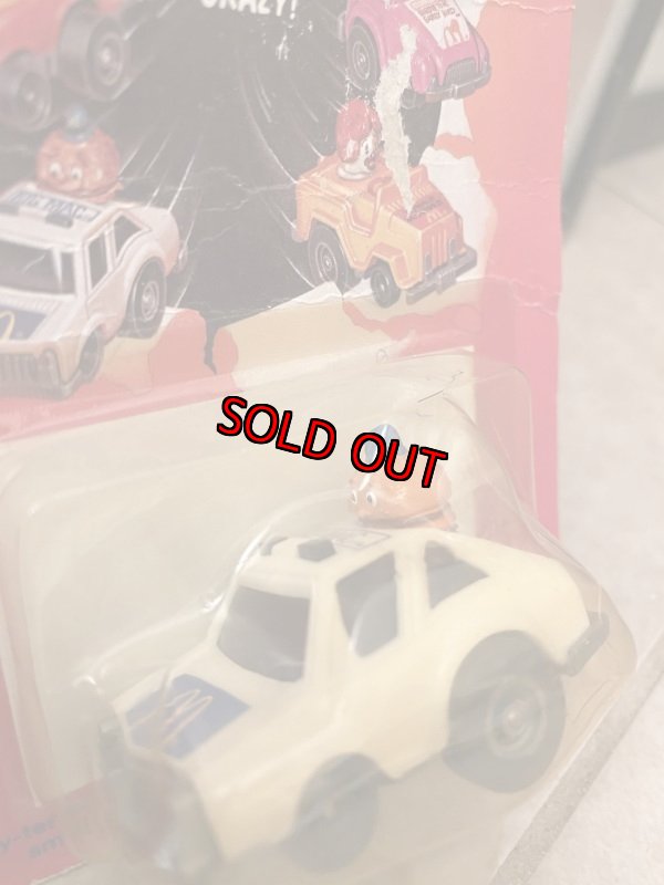 画像2: 1985 MCDONALDS Fast Macs Pull Em Back Car BIG MAC SQUAD CAR マクドナルド ファーストマックス ミニカー (2)