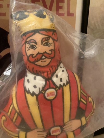 画像1: Burger King Pillow Doll With Bag バーガーキングのピロードール　袋入り　70年代
