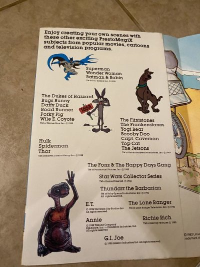 画像3: Movie E.T. Vintage Presto Magix 1982 映画　ETのステッカーシール　ノート