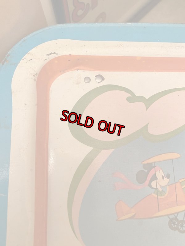 画像5: Disney Mickey Mouse Tin Tray  ディズニー　ミッキーマウス　ティン製　トレー　 (5)