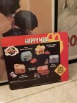 画像1: McDonald’s  Store Menu board　Flintstones 1994 マクドナルドの店頭販促用　紙メニュー　フリントストーンバージョン (1)