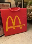 画像1: McDonald’s  Red  Seat Cushion マクドナルドのレッド、クッション (1)