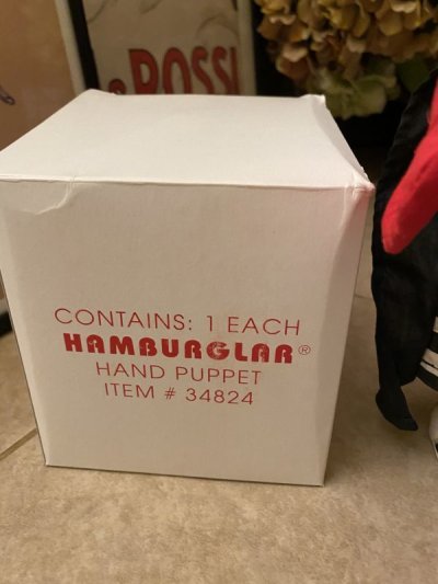 画像2: McDonald’s Hamberglar Hand Puppet　With Box 箱入り　マクドナルドのハンバーグラー　パペット　