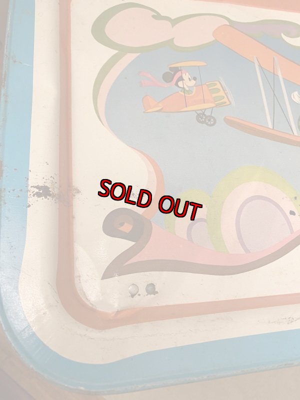 画像3: Disney Mickey Mouse Tin Tray  ディズニー　ミッキーマウス　ティン製　トレー　 (3)