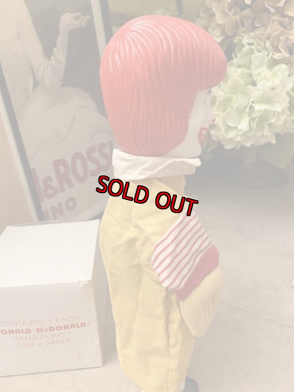 画像4: McDonald’s  Hand Puppet Ronald With Box 箱付きマクドナルドのロナルド　ハンドパペット　 (4)