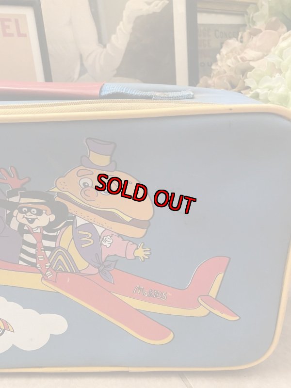 画像7: Mcdonald’s Blue Kids Suitecase マクドナルド　キッズ　スーツケース (7)