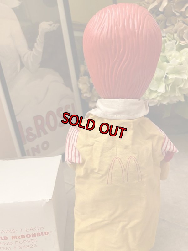 画像3: McDonald’s  Hand Puppet Ronald With Box 箱付きマクドナルドのロナルド　ハンドパペット　 (3)