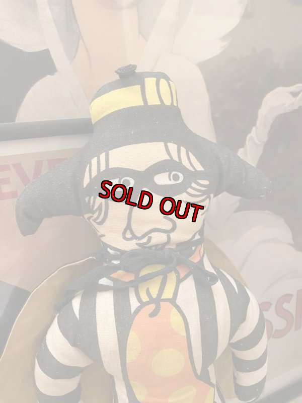 画像6: McDonald’s Hamberglar Pillow Doll  マクドナルドのハンバーグラー　　ピロードール (6)