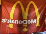 画像3: McDonald’s  Canada Flag マクドナルド　カナダ　大きな旗　フラッグ (3)