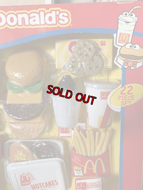 画像3: McDonald’s kids play food set with box マクドナルドの箱入りプレイフードセット (3)