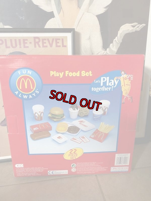 画像6: McDonald’s kids play food set with box マクドナルドの箱入りプレイフードセット (6)