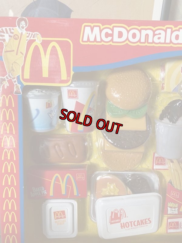 画像2: McDonald’s kids play food set with box マクドナルドの箱入りプレイフードセット (2)