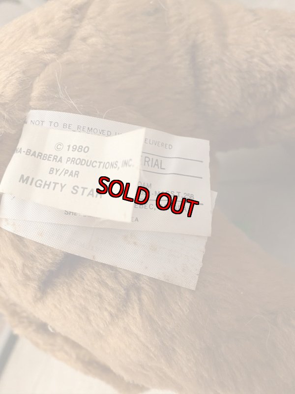 画像8: Hanna  Barbera Yogi Bear Mighty Star ハンナバーベラ ヨギベア ぬいぐるみ 1980年代 (8)