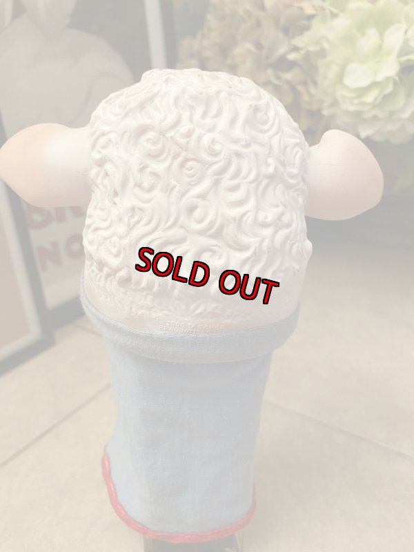 画像5: Lamb Chop  hand puppet ラムチョップ　羊のハンドパペット　60年代 (5)