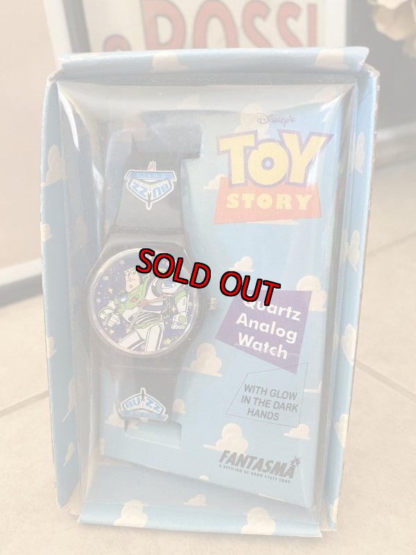 画像1: Toy Story 1 Buzz Lightyear トイストーリー1 バズ・ライトイヤーの箱入り腕時計　1995年 (1)