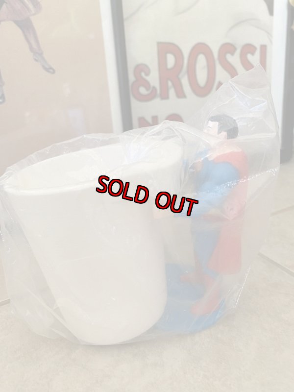 画像3: Superman Figure Plastic Mug Burger King 袋入りバーガーキング　スーパーマン　フィギュアとマグ (3)