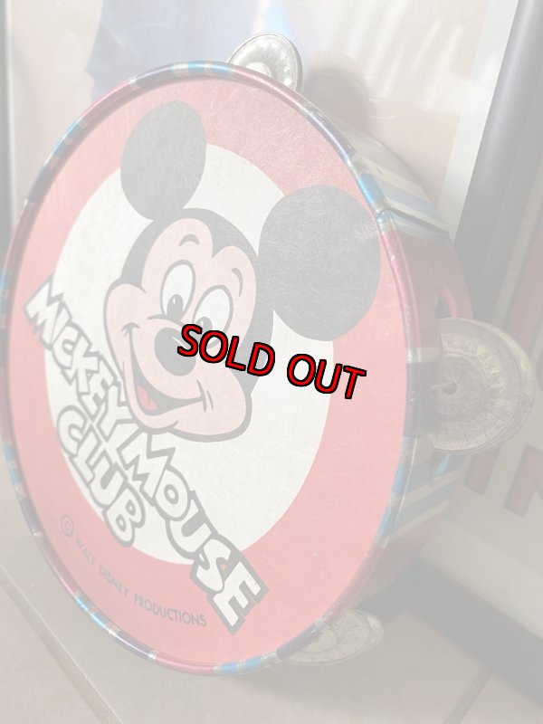 画像2: Disney Mickey Mouse Club Tambourine ディズニー　ミッキーマウスクラブのタンバリン (2)
